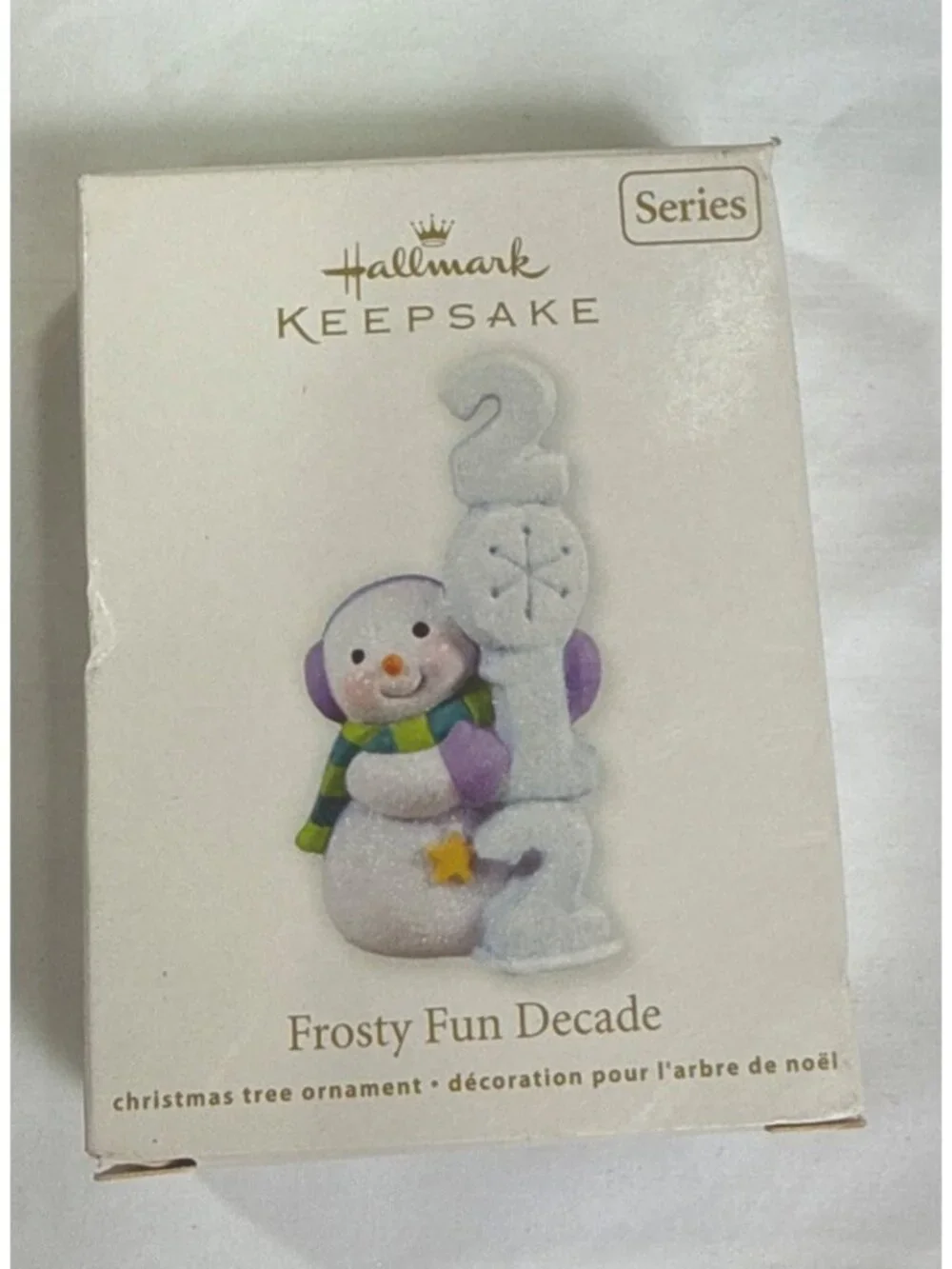 New 2012 Hallmark Keepsake Christmas Ornament Frosty Fun Decade Snowman